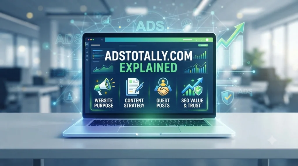 AdsTotally.com Explained: Website Purpose, Content, Guest Posts and SEO Value.