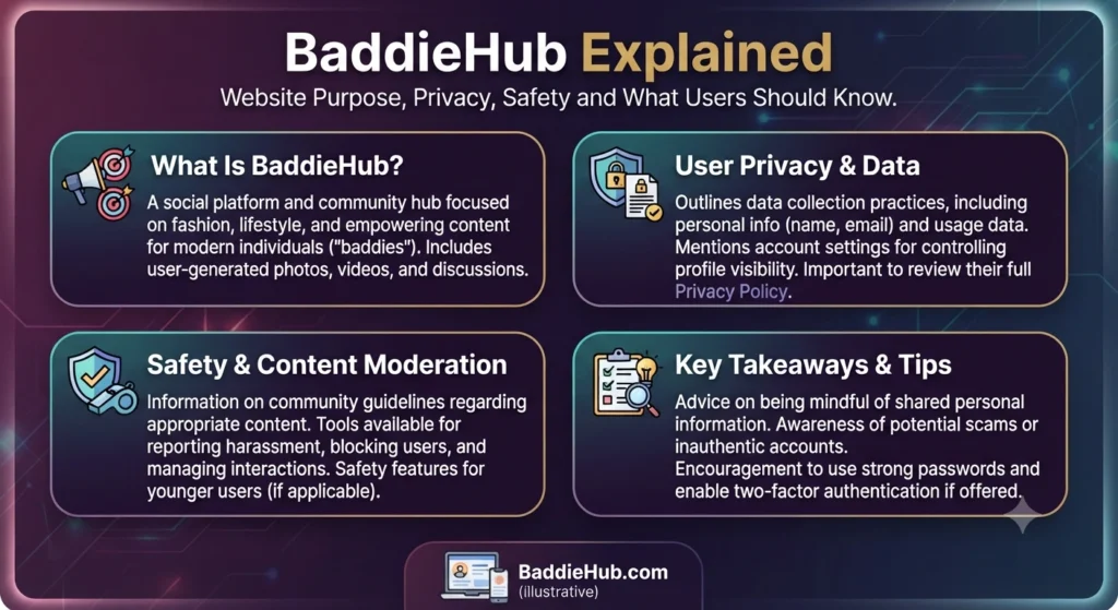 BaddieHub.com Explained Website Purpose, Privacy, Safety and What Users Should Know.