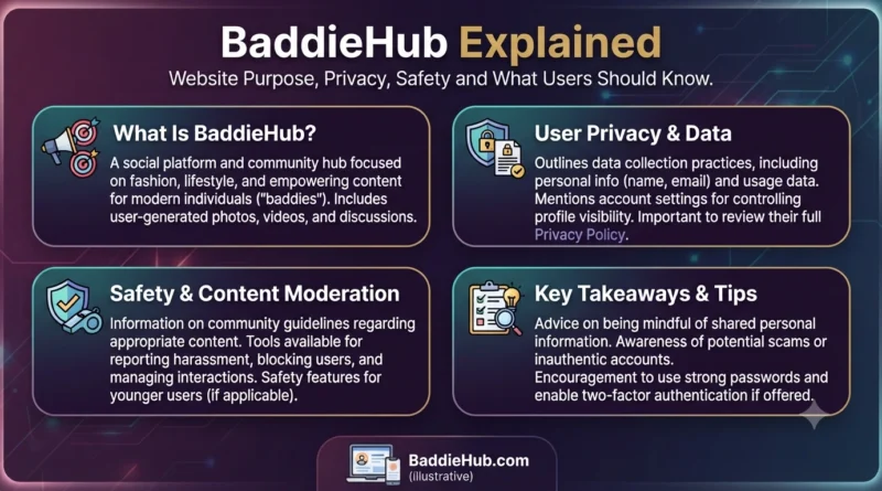 BaddieHub.com Explained Website Purpose, Privacy, Safety and What Users Should Know.