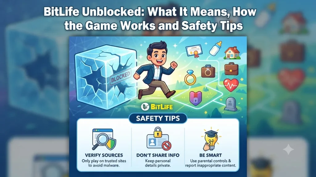 BitLife Unblocked What It Means, How the Game Works and Safety Tips.