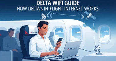 DeltaWiFi Explained How Delta's In-Flight Internet Works.