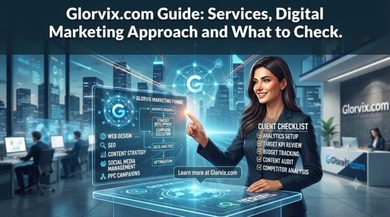 Glorvix.com Guide Services, Digital Marketing Approach and What to Check.