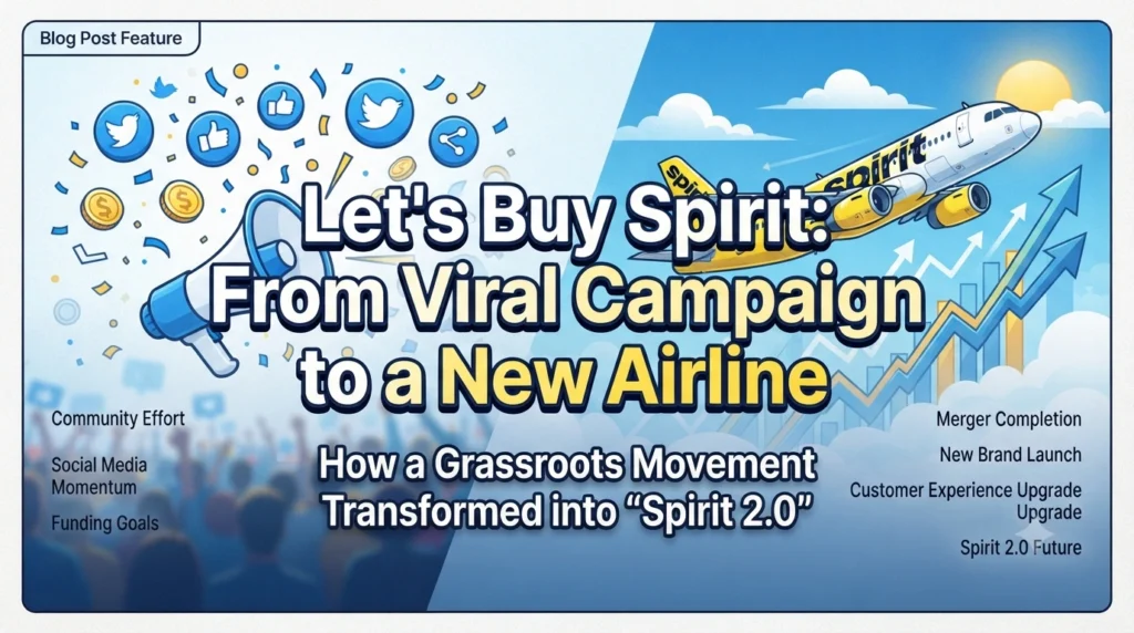 Let’s Buy Spirit Explained From Viral Campaign to a New Airline.