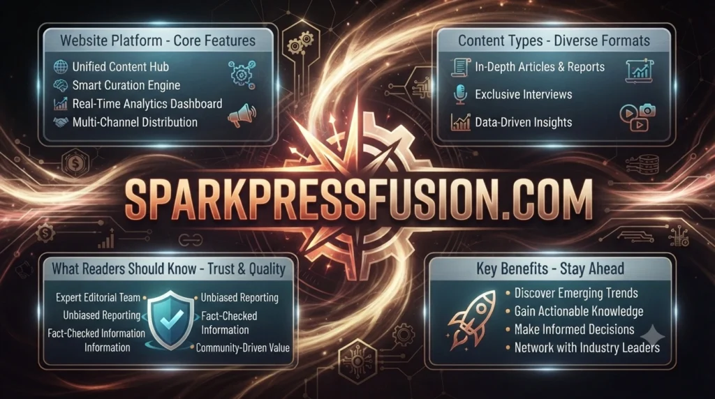 SparkPressFusion.com Explained Website, Content and What Readers Should Know.