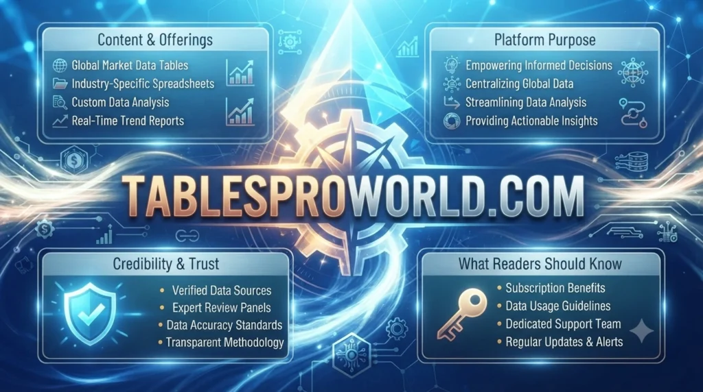 TablesProWorld.com Explained Content, Purpose, Credibility and What to Know .