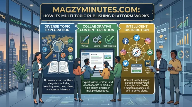 MagzyMinutes.com How Its Multi-Topic Publishing Platform.