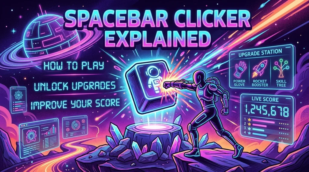 Spacebar Clicker Explained How to Play, Unlock Upgrades and Improve Your Score.